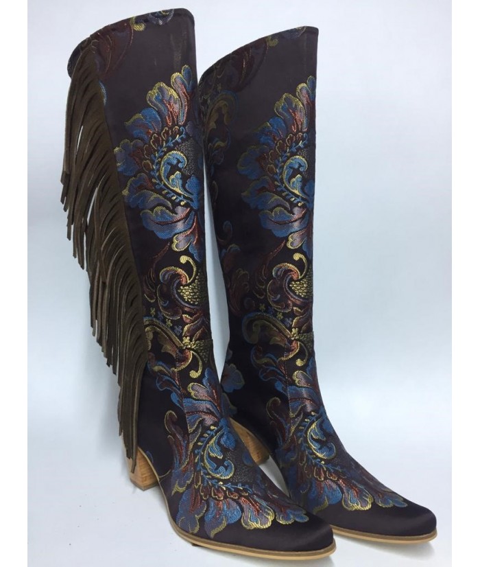 Custom Made Fabric Boots
